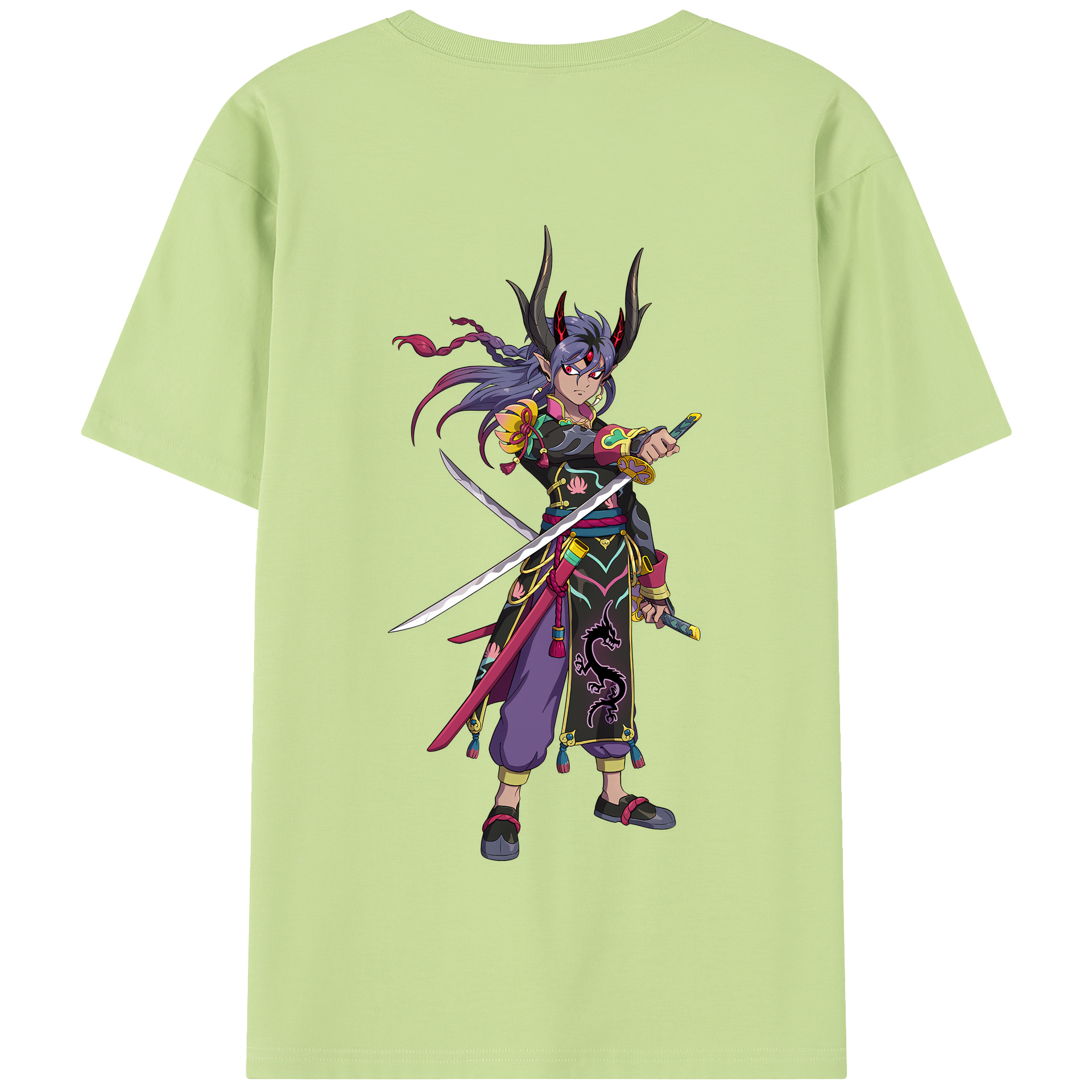 （画像用） 妖怪ウォッチ Yo-kai Watch 綿100％半袖Tシャツ（背面プリント）